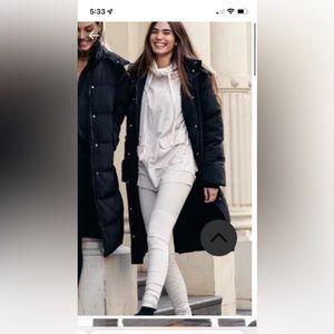 Alo yoga Goddess leggings- bone-SMALL